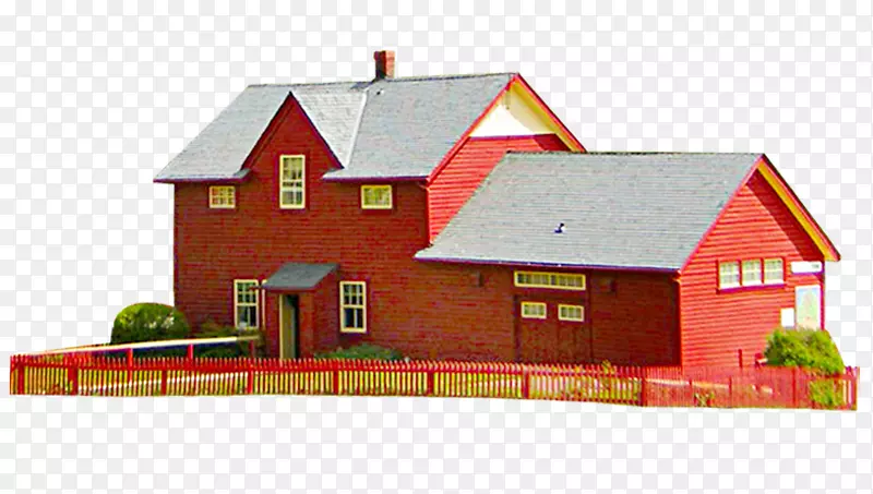 砖房别墅-红砖房