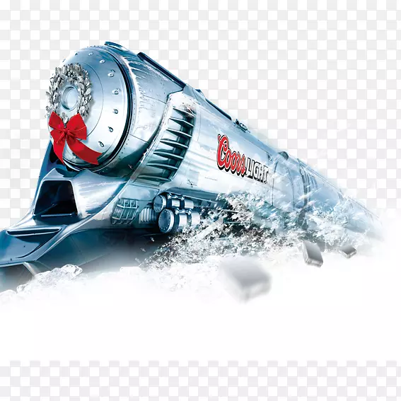 火车圣诞海报银壁纸-银色火车