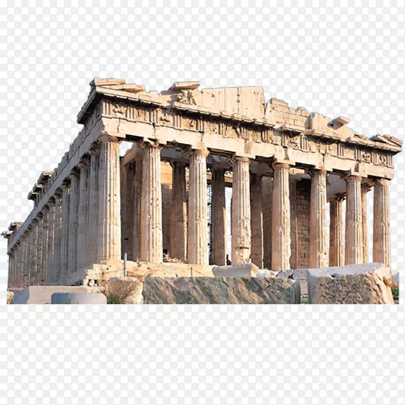 奥林匹亚宙斯帕台农神庙，雅典合成广场，雅典罗马卫城-创意建筑