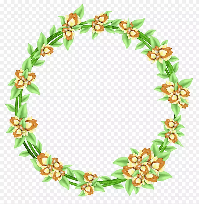 加兰-绿色花环