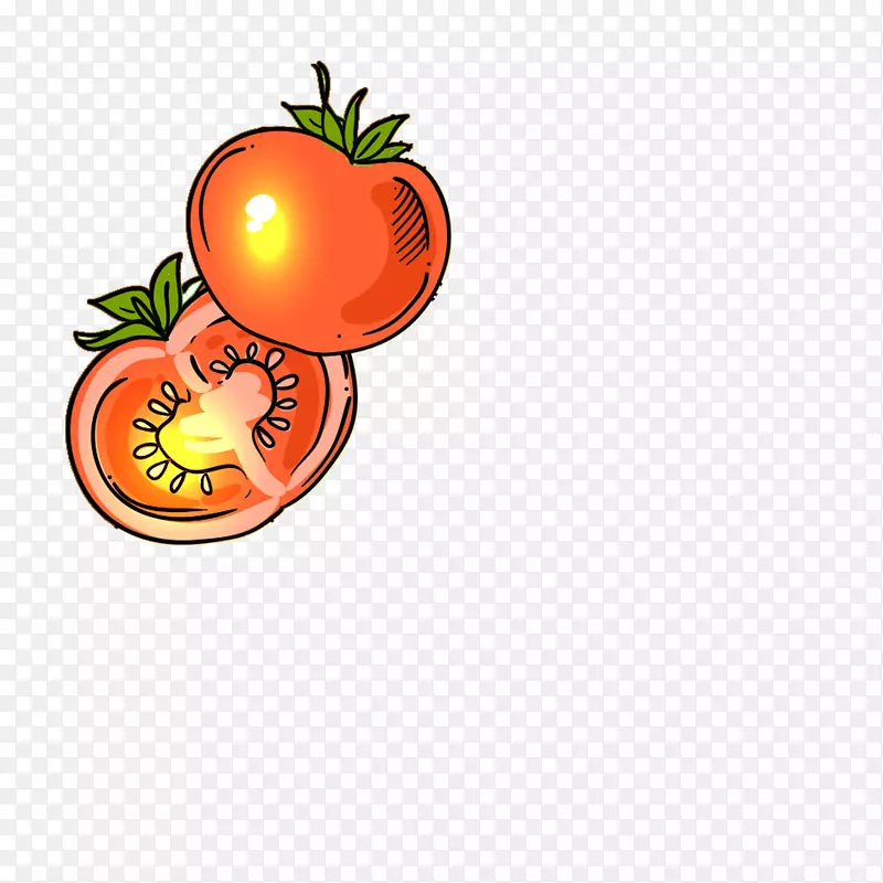 樱桃番茄水果蔬菜漂浮番茄