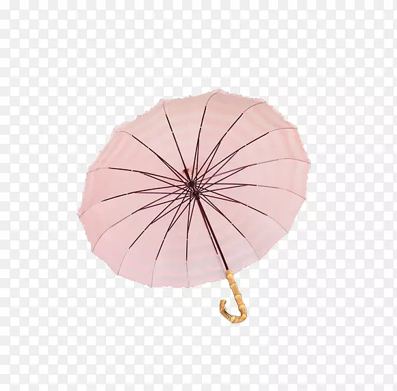 雨伞粉红色图标-雨伞