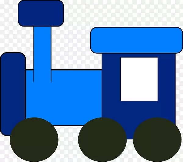 火车运输夹艺术.紫色玩具剪贴件