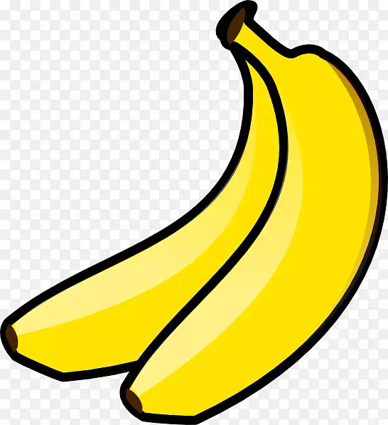 黄色水果香蕉剪贴画.跳舞香蕉