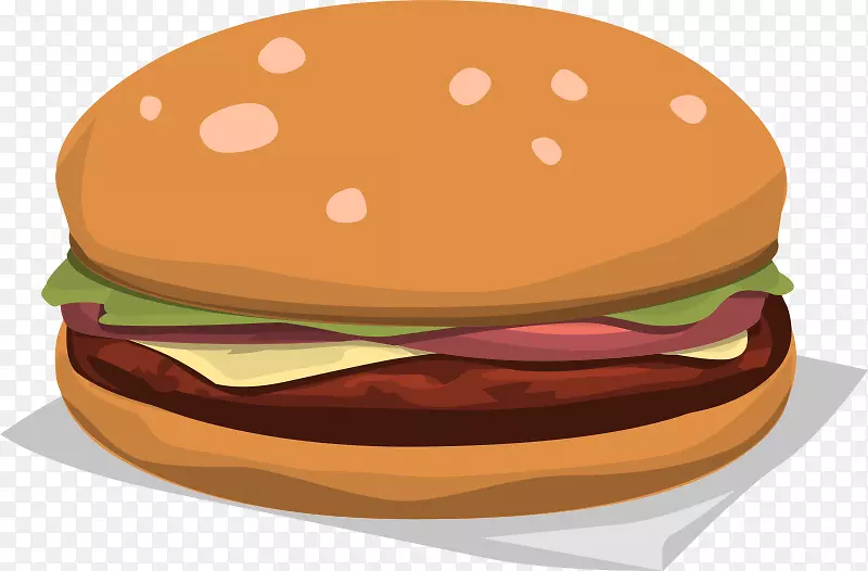 汉堡热狗芝士汉堡鸡肉三明治素食汉堡包