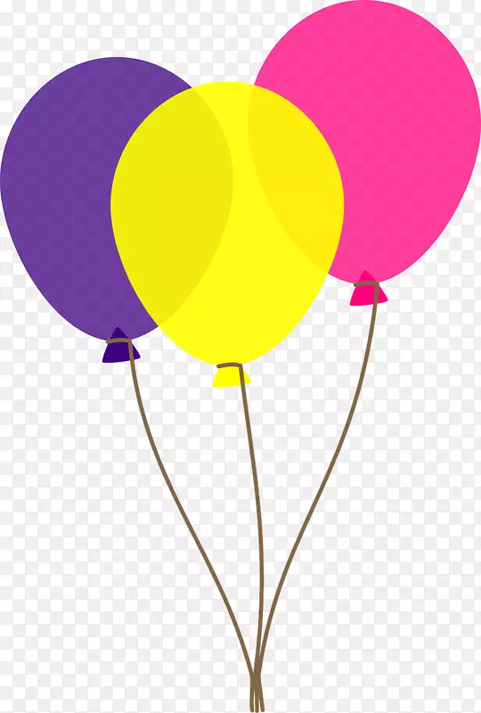 气球免费内容生日剪贴画-气球捆绑剪贴画