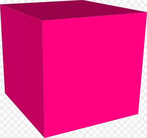 面积角-三维立方体剪贴件