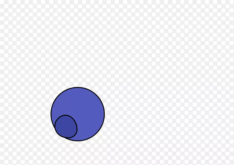 圆形品牌区域-蓝莓剪贴画