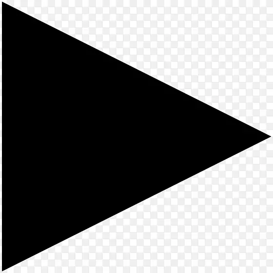 黑色三角形图案-右箭头
