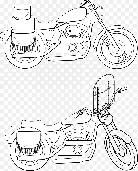 摩托车设计图画.挡风玻璃剪贴件