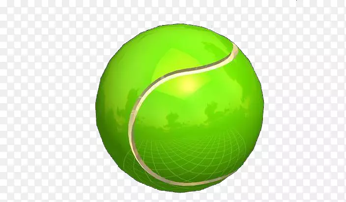 绿色网球下载-纹理绿色网球