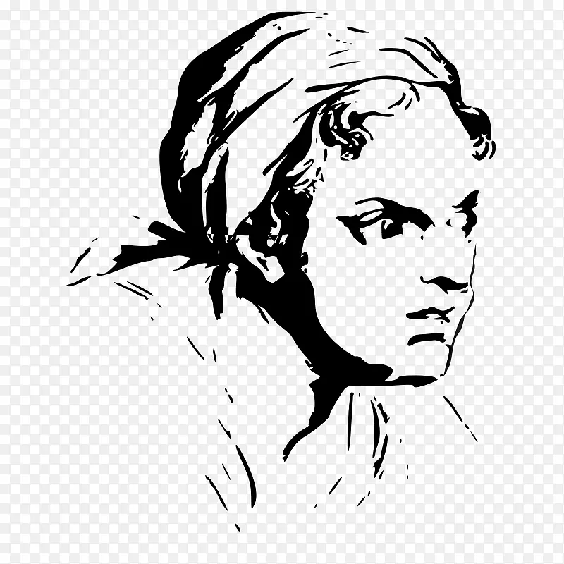 面部绘画剪贴画-面部表情图片