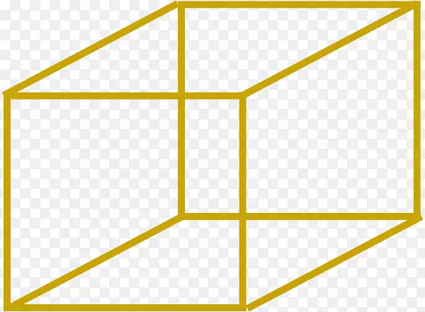 魔方立方体Necker立方体剪贴画三维立方体剪贴画