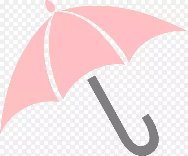 雨伞品牌图案-可爱的剪贴画粉红色
