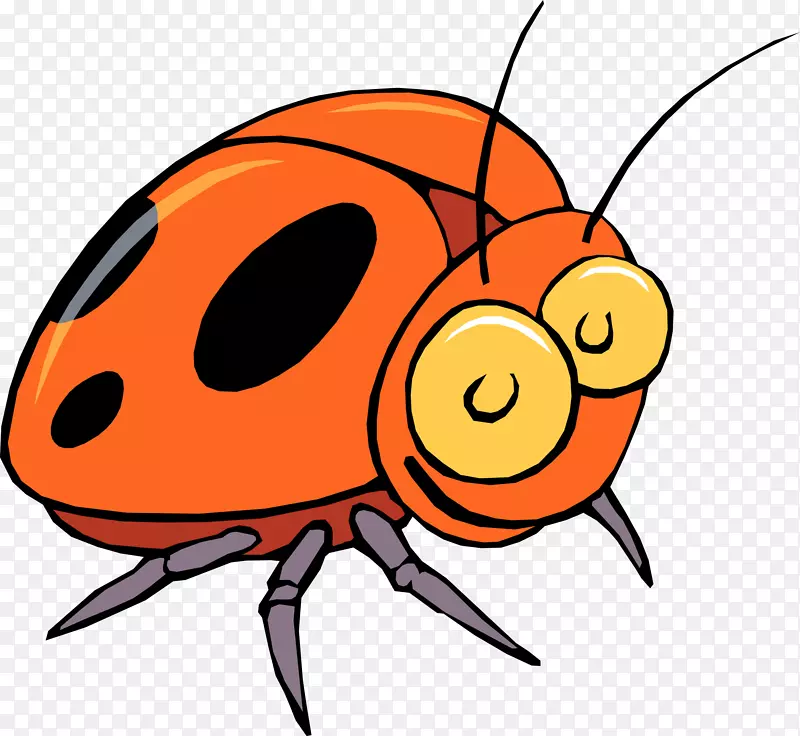 甲虫剪贴画-卡通虫剪贴画