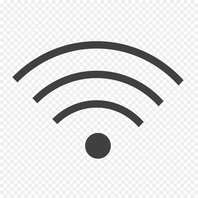 白色品牌图案-wifi符号剪贴画
