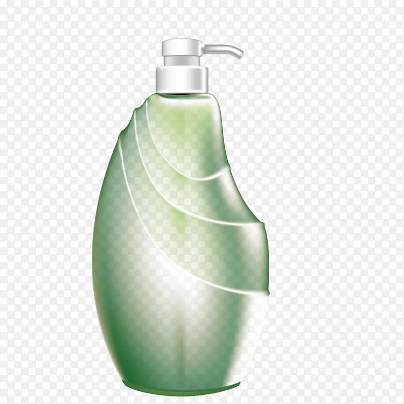 瓶装洗发水-绿色洗发水