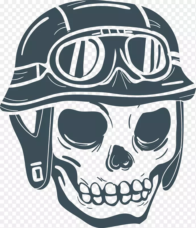 摩托车头盔胼胝体头盖骨自行车头盔手绘卡通骨架