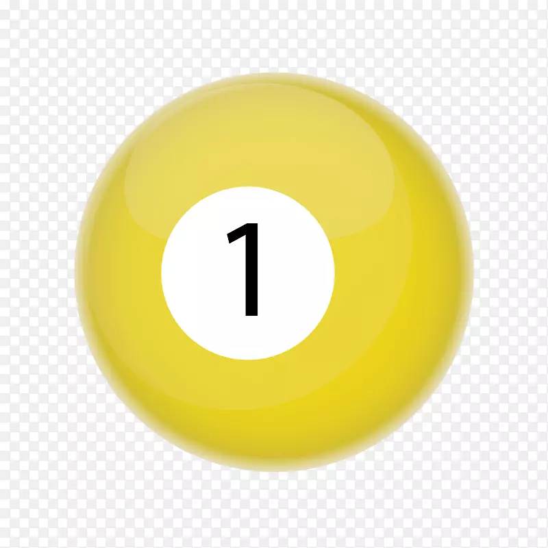 台球黄色圆字体-台球图片