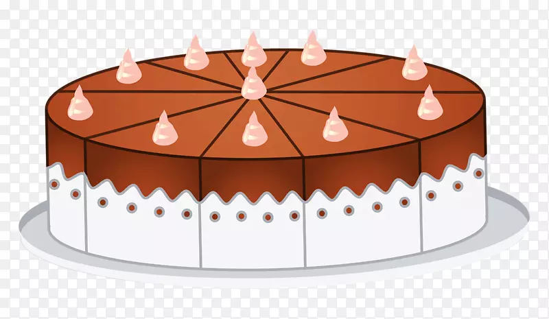 生日蛋糕纸杯蛋糕巧克力蛋糕牛奶奶油巧克力蛋糕