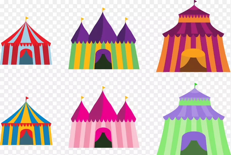 马戏团帐篷旅游狂欢节图形设计.马戏团帐篷