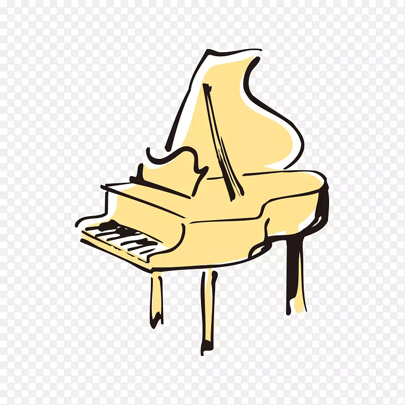 钢琴音乐键盘插图.钢琴