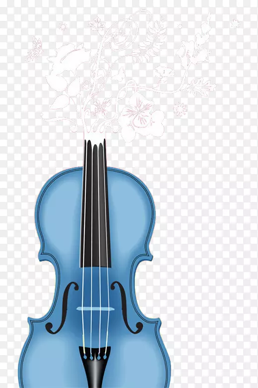 小提琴大提琴-蓝小提琴