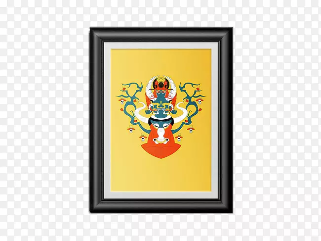 印度佛教插图-印度装饰插图
