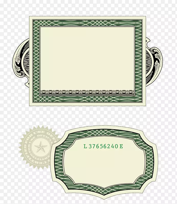 钞票美元图案-钞票装饰元素