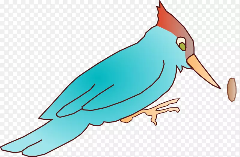 木质啄木鸟可伸缩图形剪贴画啄木鸟剪贴画