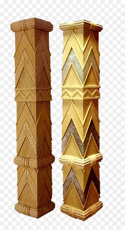 柱雕石材装饰艺术幕墙方形装饰柱