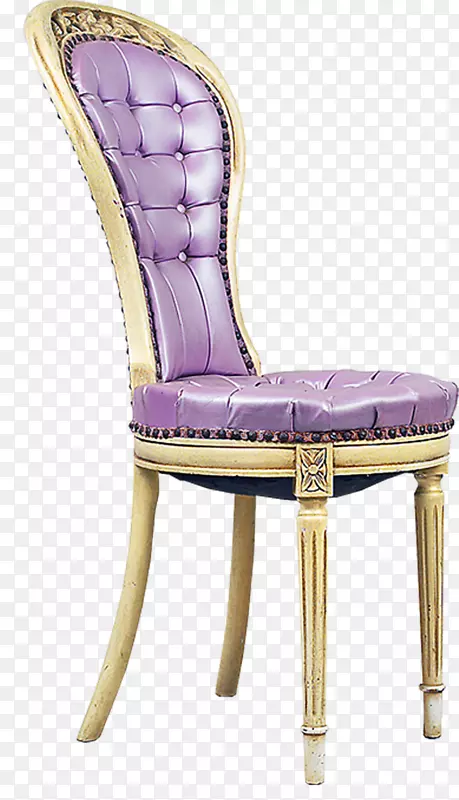 椅子，家具，座椅，椅子，紫色座椅，材料自由拉。