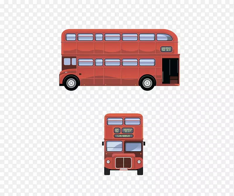 双层巴士的士快速运输系列公共交通-双层巴士