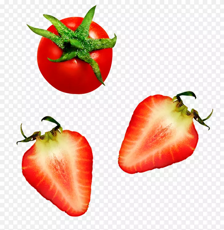 草莓果草莓和西红柿