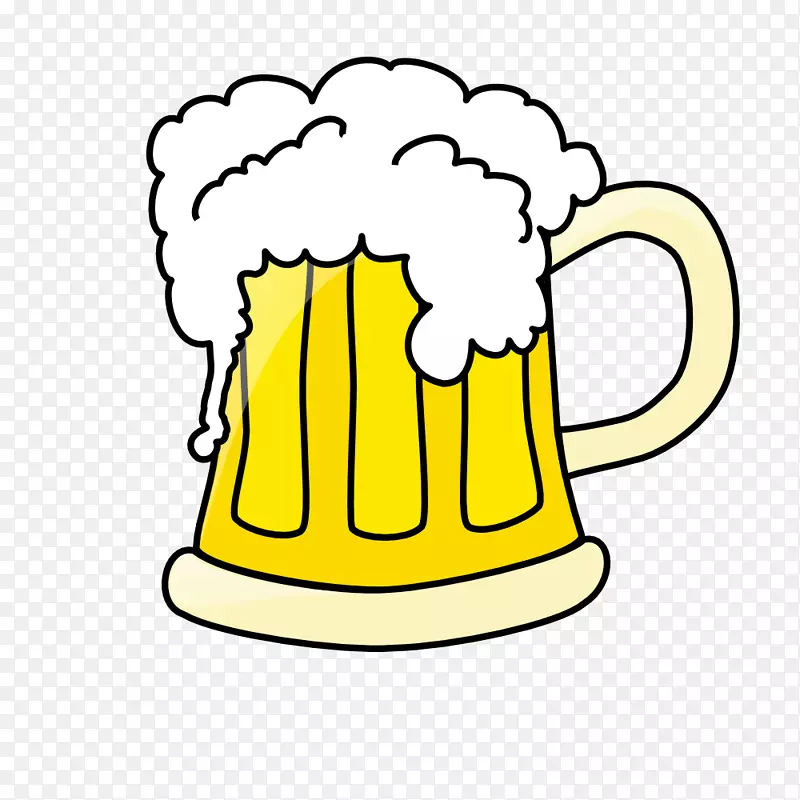 啤酒玻璃器皿啤酒节啤酒Stein剪贴画-啤酒瓶剪贴画