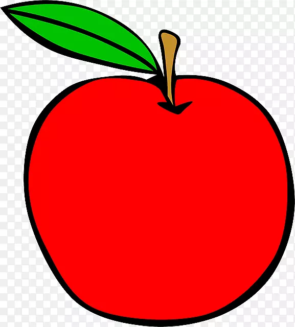 果汁苹果剪贴画.卡通苹果