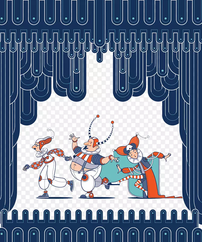 海报插画马戏团平面设计插图创意马戏团