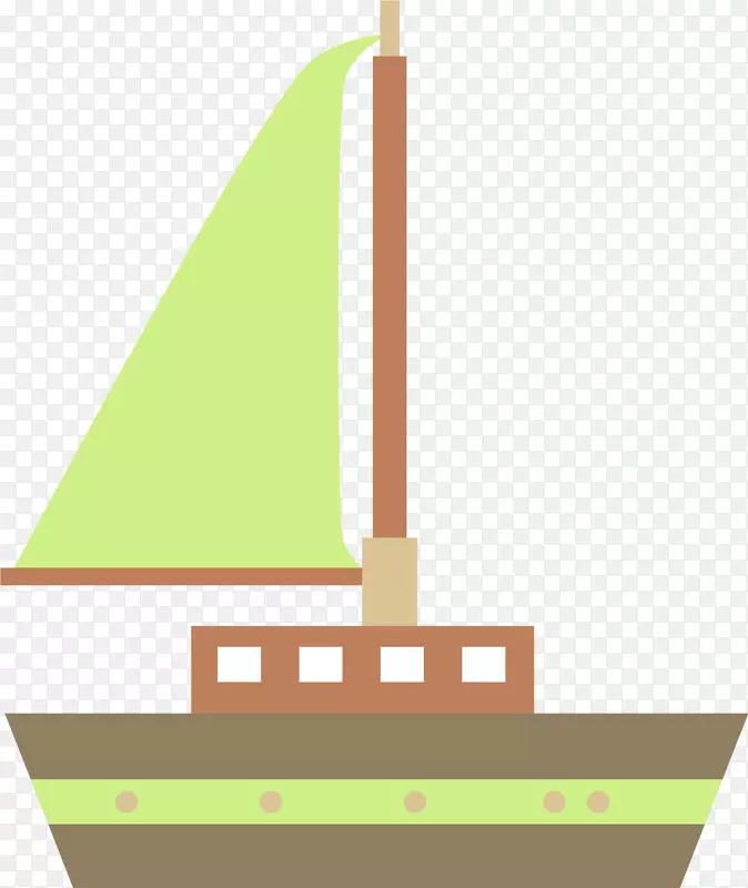 纸帆船.彩色帆船