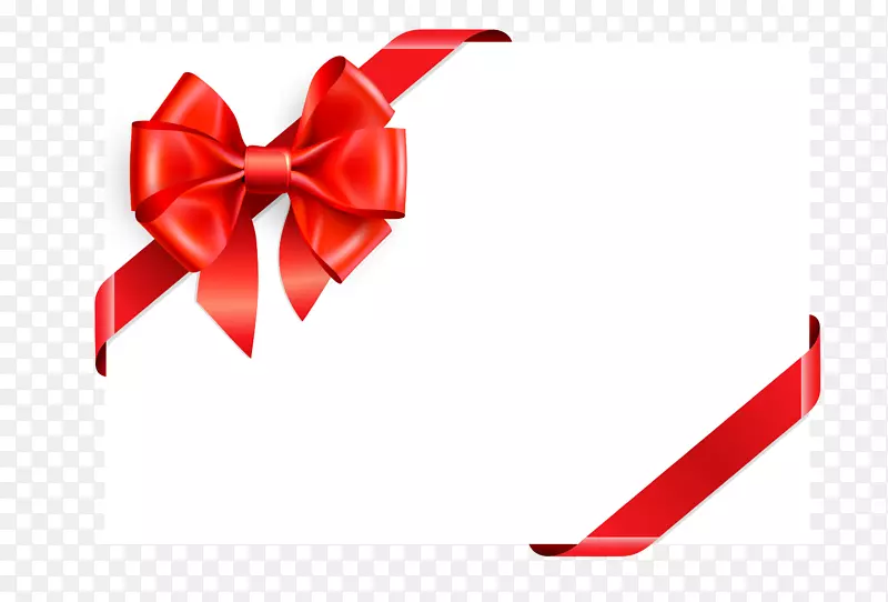 彩带装饰盒-免费红色礼品盒