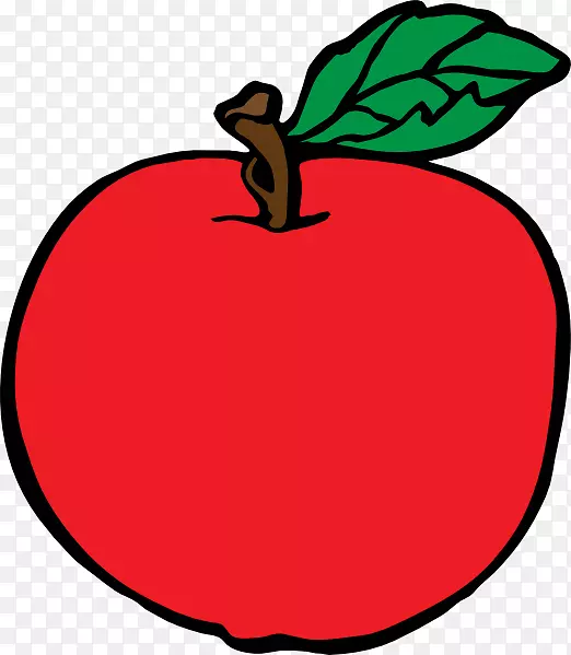 苹果免费内容剪辑艺术-卡通苹果