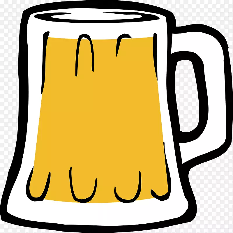 啤酒玻璃器皿啤酒节剪贴画-根啤酒浮雕
