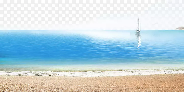 能源海天水上度假-海滩背景