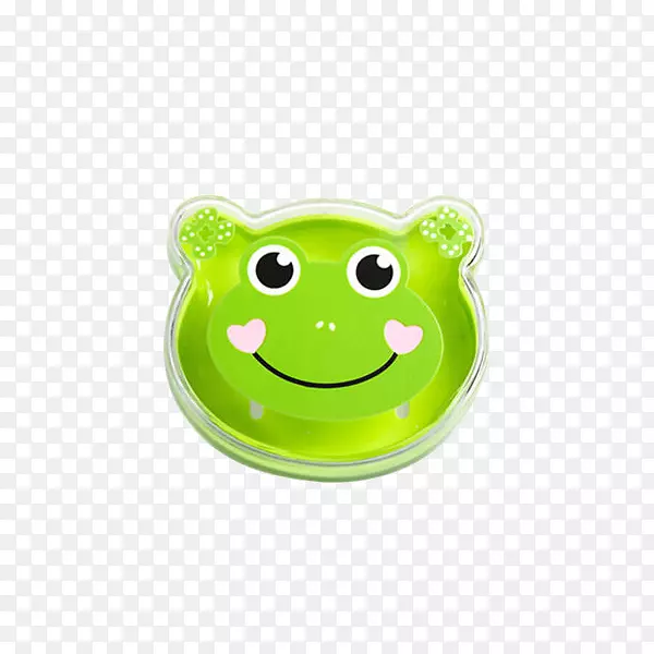 香皂碟下载-盎格鲁卡通透明盖排水肥皂碟青蛙