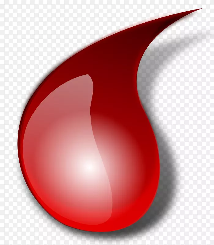 献血剪辑艺术-卡通血滴