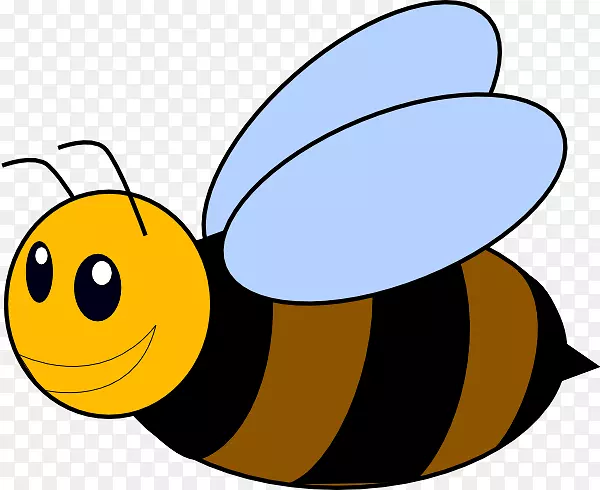 西方蜜蜂剪贴画-蜜蜂剪贴画