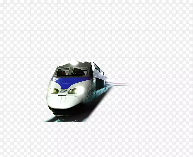 铁路运输图标-白色列车