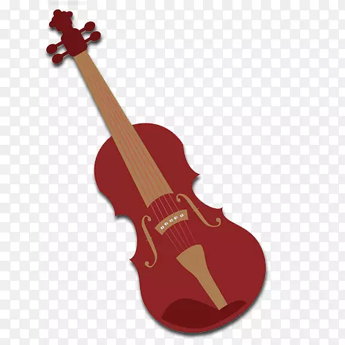 小提琴乐器-卡通小提琴
