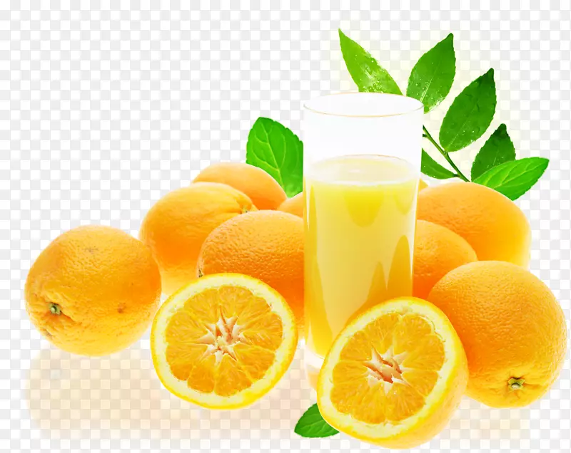 橙汁水果墙纸-鲜榨橙汁