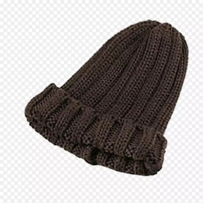 针织帽.黑色针织帽