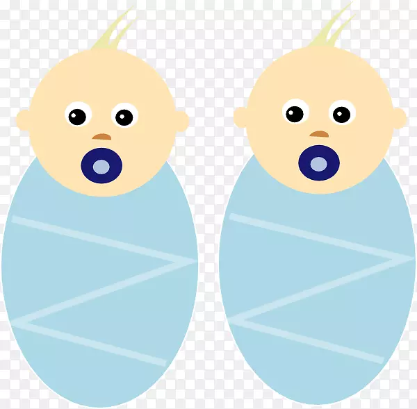 双胞胎男婴剪贴画-双胞胎剪贴画